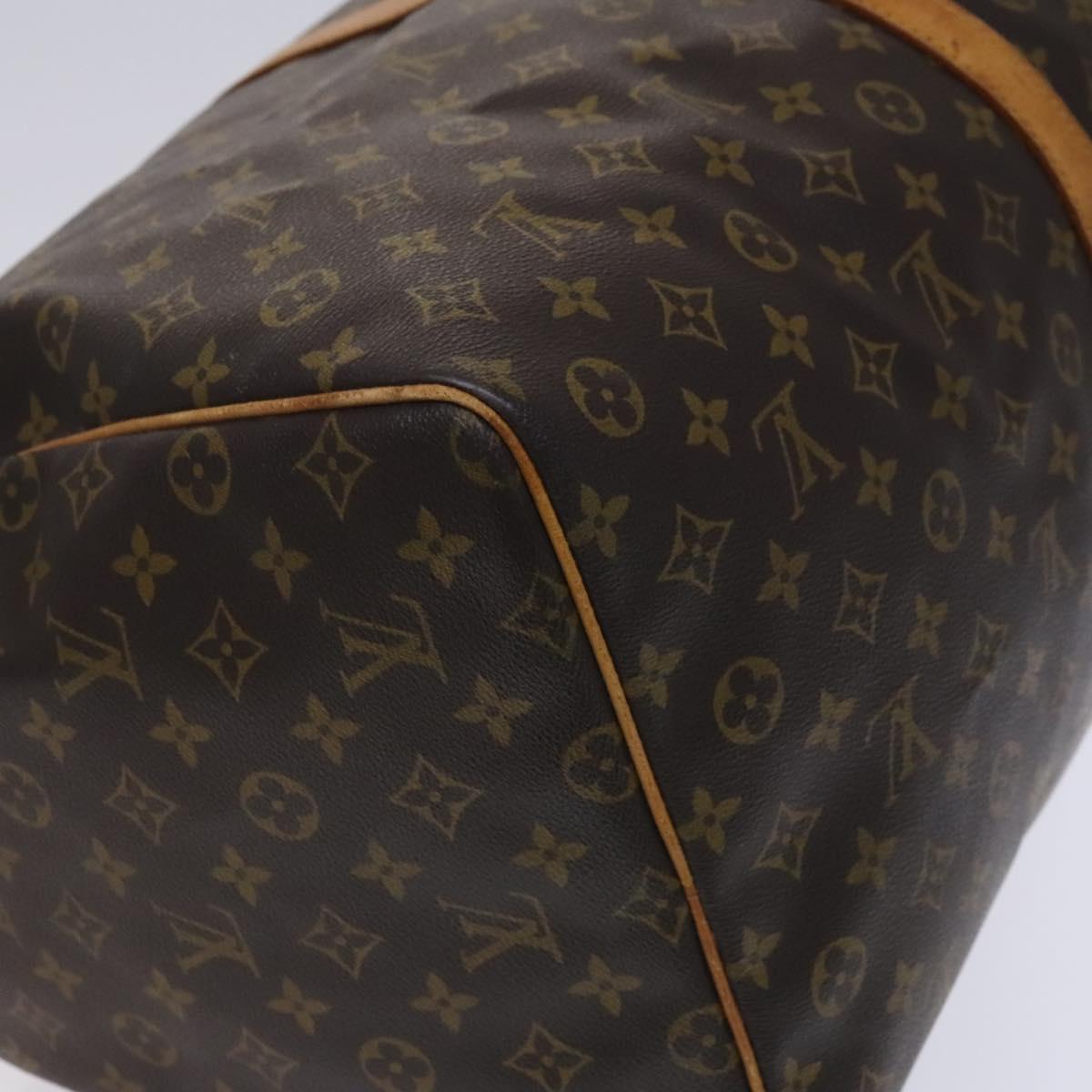 LOUIS VUITTON Monogram Keepall 60 Boston Bag M41422 LV Auth ki5465