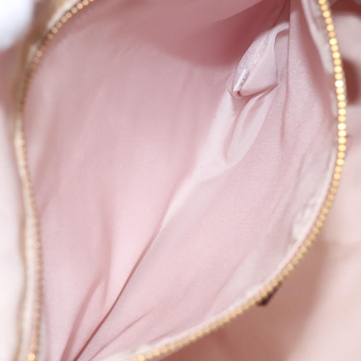 PRADA Tote Bag Nylon 2way Pink Gold Auth ki5497V