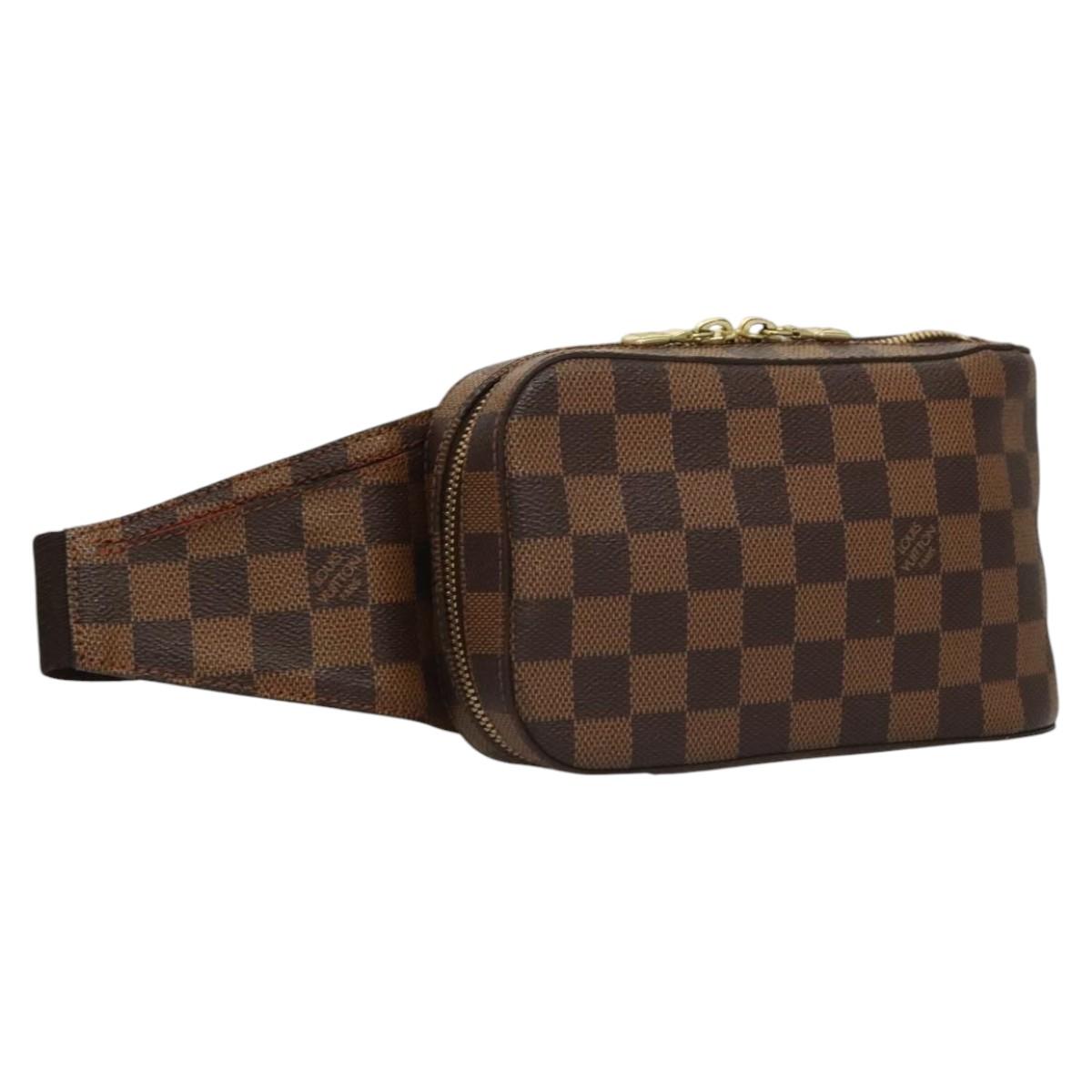 LOUIS VUITTON Damier Ebene Geronimos Shoulder Bag N51994 LV Auth ki5501A