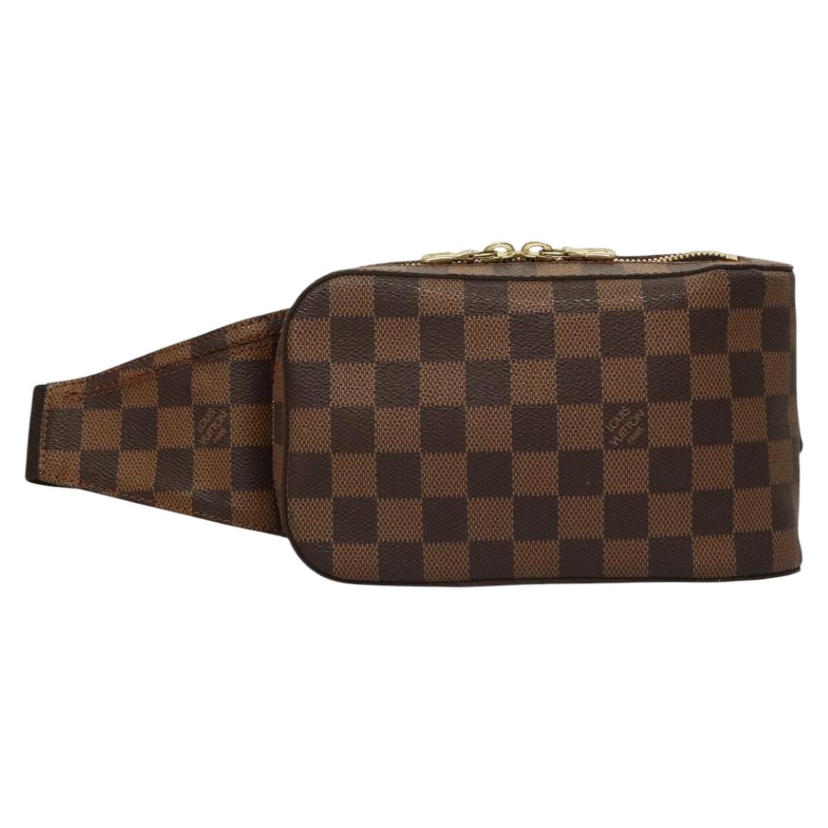 LOUIS VUITTON Damier Ebene Geronimos Shoulder Bag N51994 LV Auth ki5501A