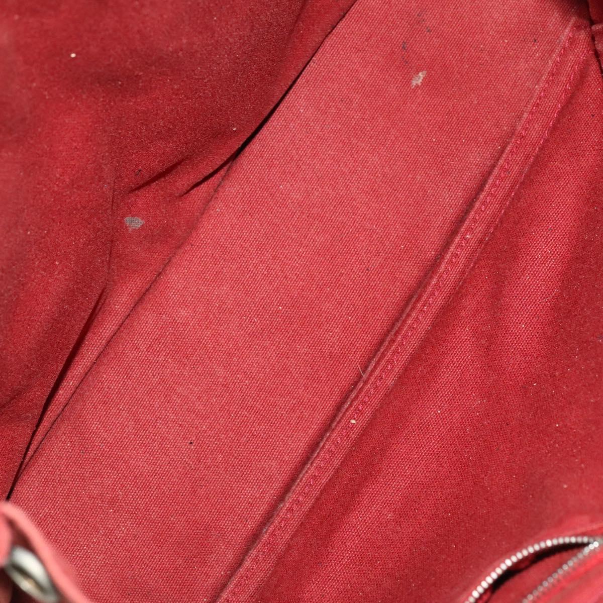 HERMES Fourre Tout Tote Bag Canvas 5Set Black Gray Red Auth ki5556