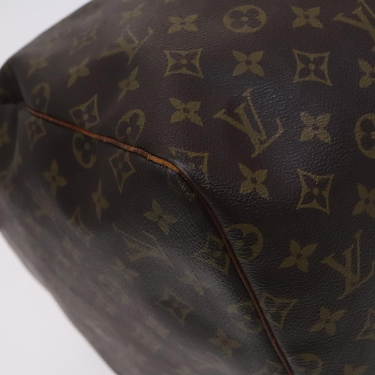 LOUIS VUITTON Monogram Keepall 55 Boston Bag M41424 LV Auth ki5574