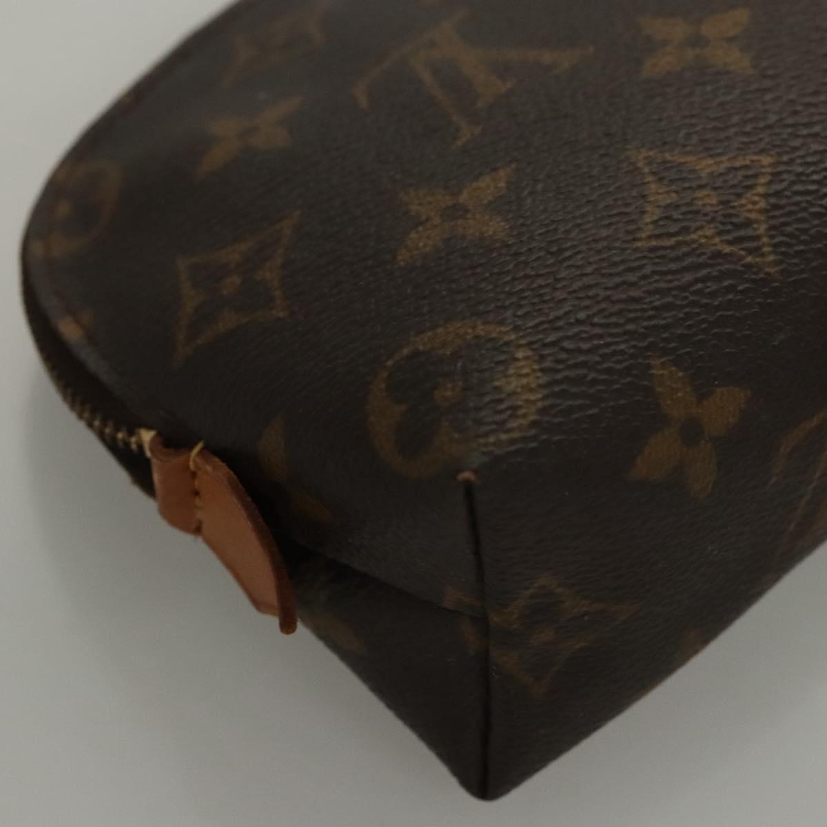 LOUIS VUITTON Monogram Pochette Cosmetic PM Cosmetic Pouch M47515 LV Auth ki5621