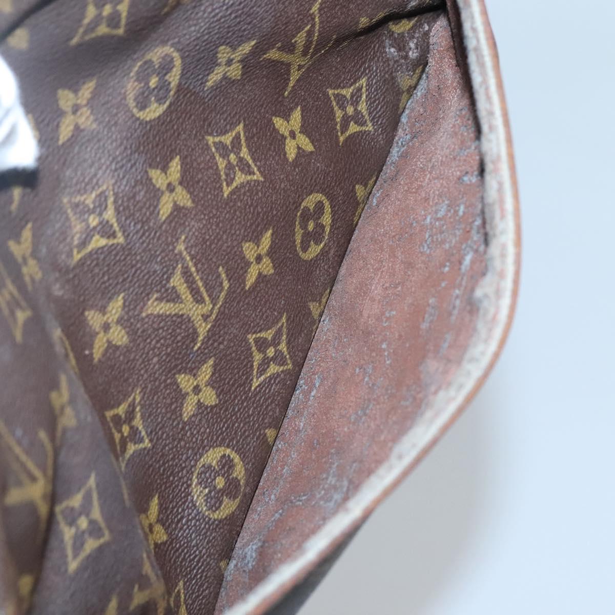 LOUIS VUITTON Monogram Compiegne 28 Clutch Bag M51845 LV Auth ki5684
