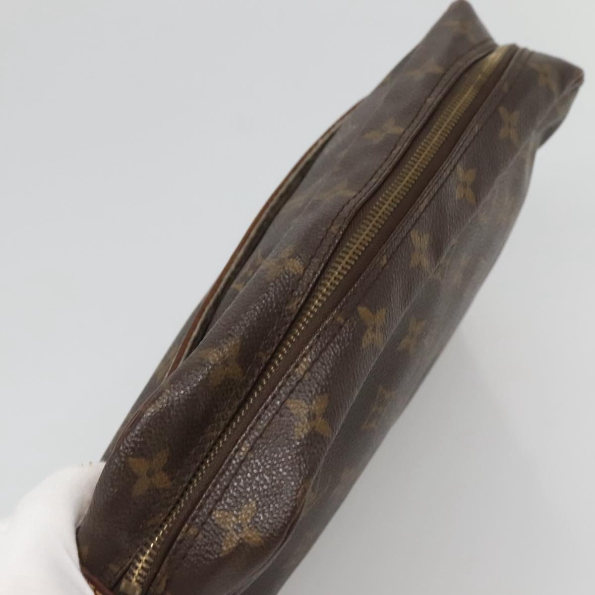 LOUIS VUITTON Monogram Compiegne 28 Clutch Bag M51845 LV Auth ki5684