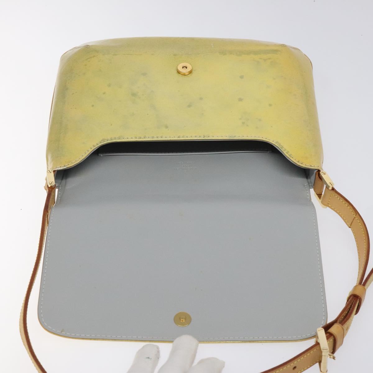 LOUIS VUITTON Monogram Vernis Thompson Street Bag Gris M91008 LV Auth ki5708