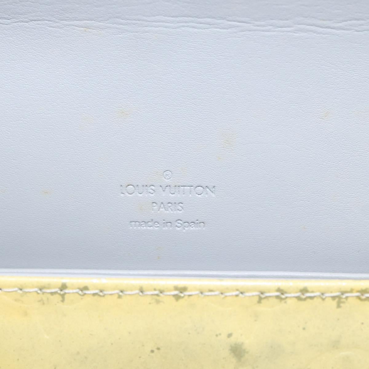 LOUIS VUITTON Monogram Vernis Thompson Street Bag Gris M91008 LV Auth ki5708