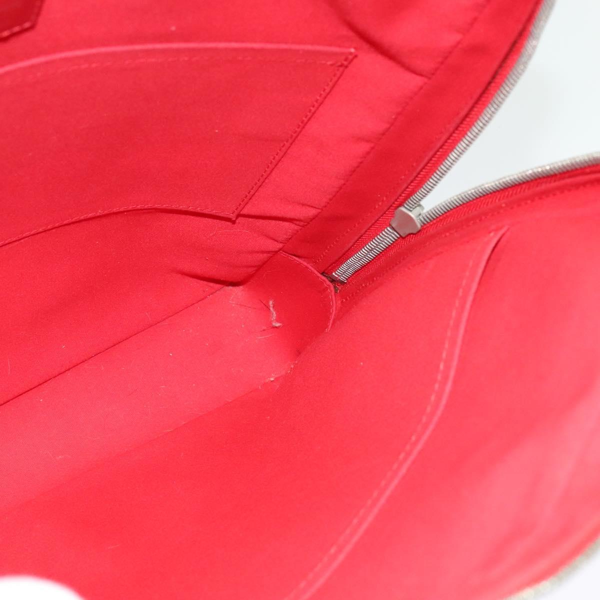 LOUIS VUITTON Epi Vivienne MM Business Bag Red M5912E LV Auth ki5742