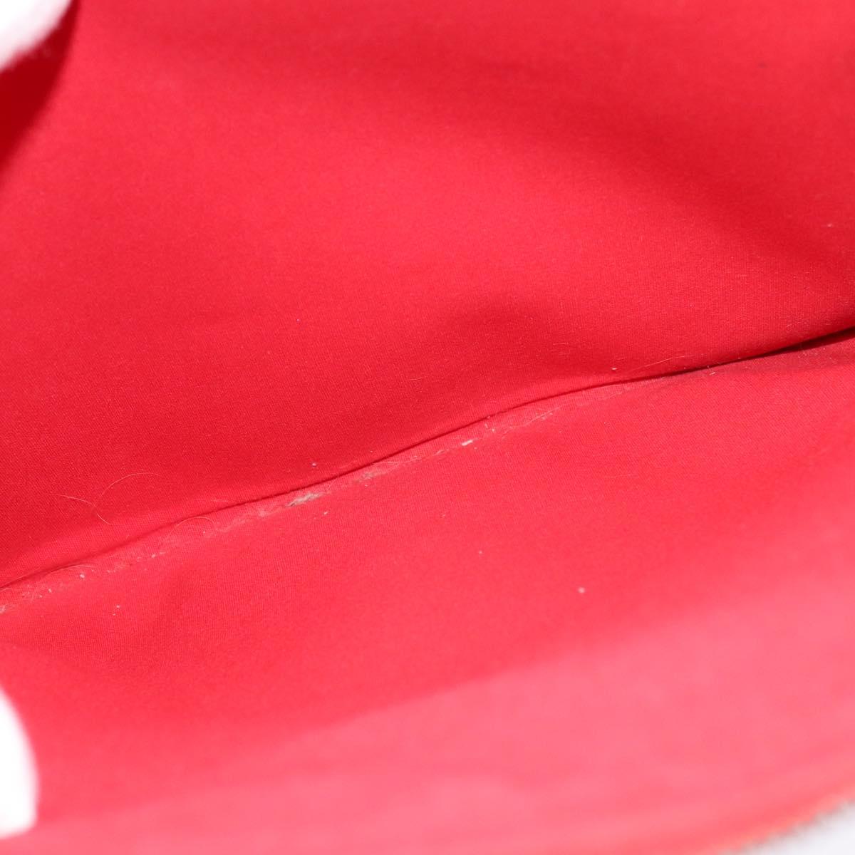 LOUIS VUITTON Epi Vivienne MM Business Bag Red M5912E LV Auth ki5742