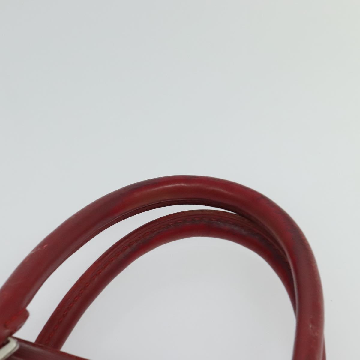 LOUIS VUITTON Epi Vivienne MM Business Bag Red M5912E LV Auth ki5742