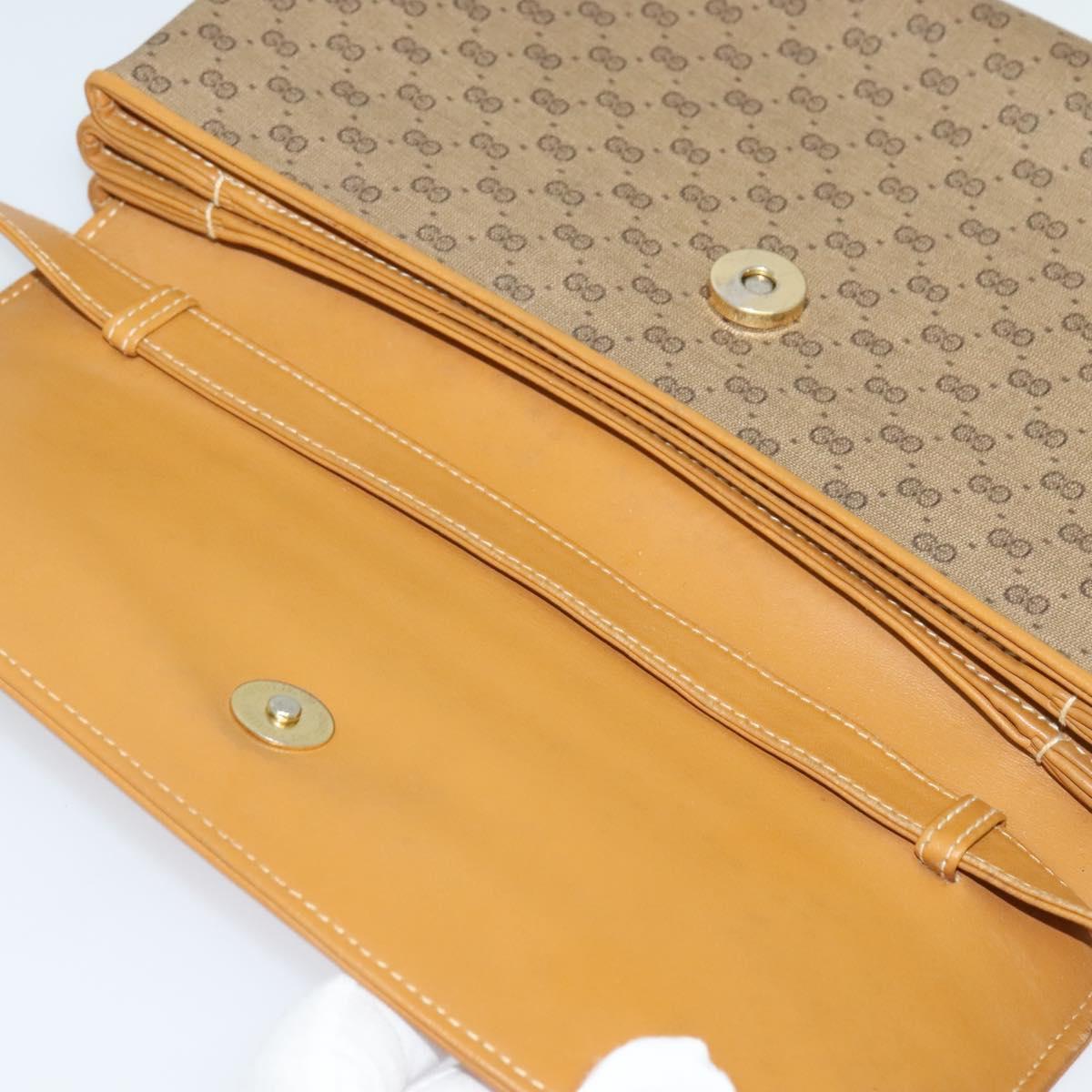 GUCCI Micro GG Supreme Shoulder Bag PVC Beige Gold 004 106 0024 Auth ki5768