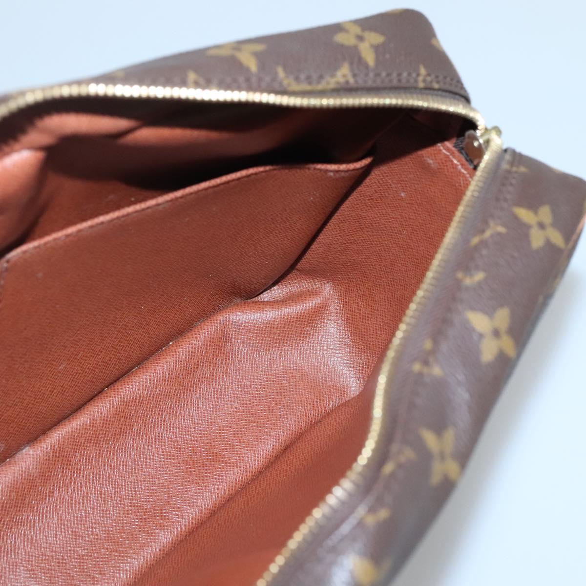 LOUIS VUITTON Monogram Compiegne 28 Clutch Bag M51845 LV Auth ki5776