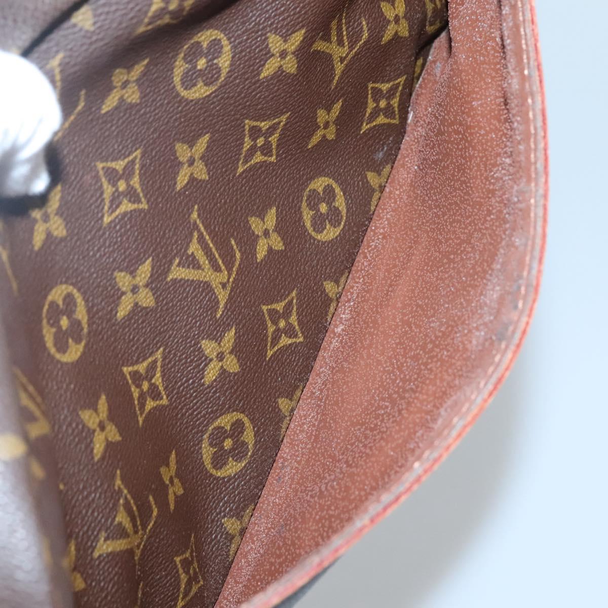 LOUIS VUITTON Monogram Compiegne 28 Clutch Bag M51845 LV Auth ki5776