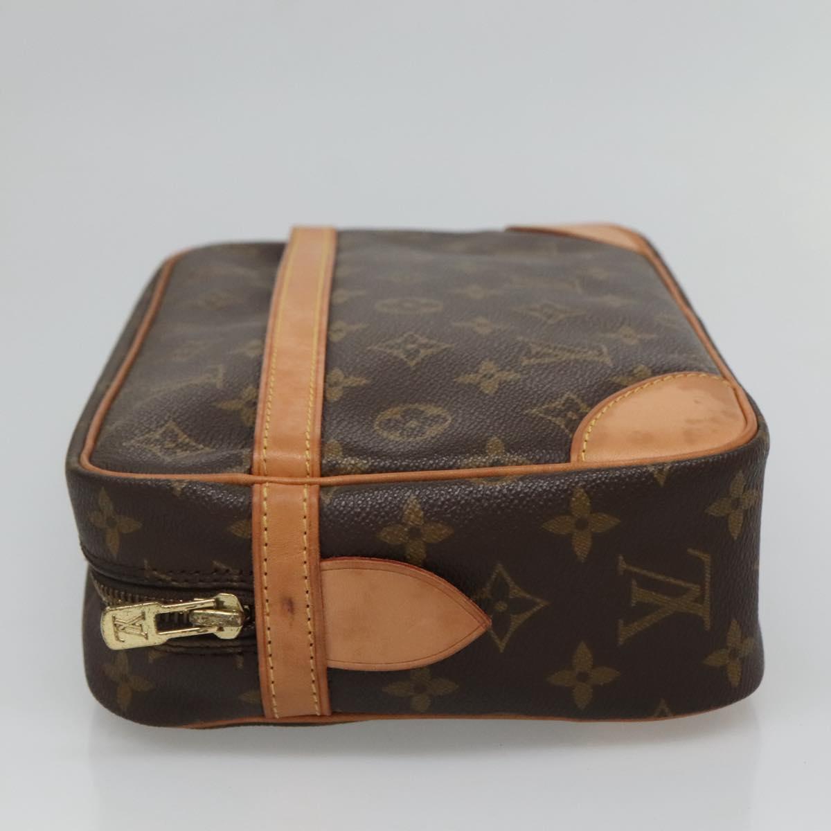 LOUIS VUITTON Monogram Compiegne 28 Clutch Bag M51845 LV Auth ki5776