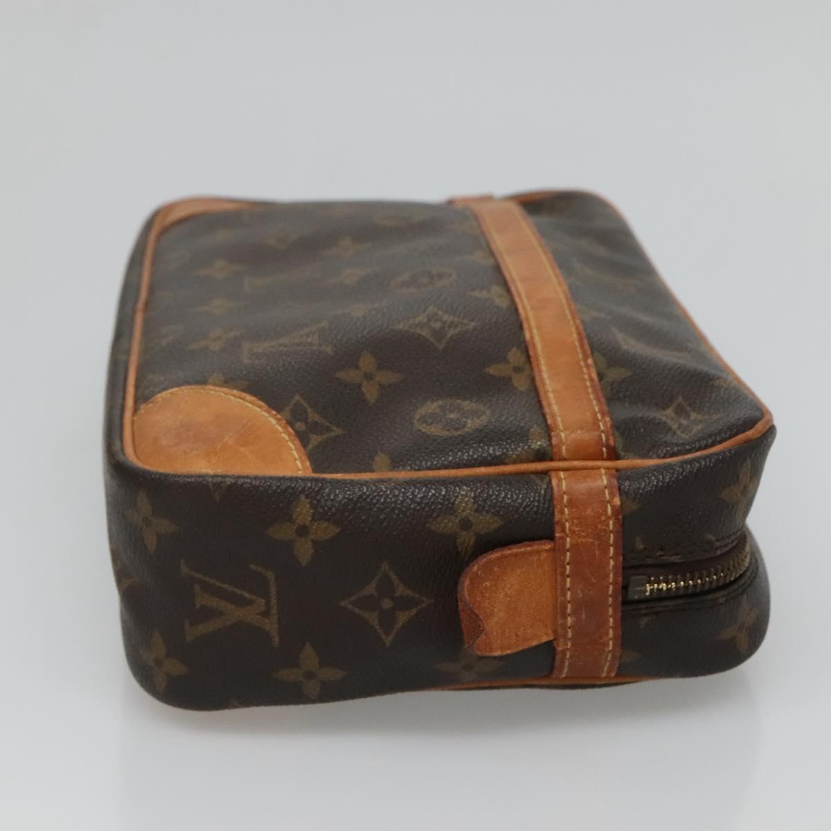 LOUIS VUITTON Monogram Compiegne 28 Clutch Bag M51845 LV Auth ki5790