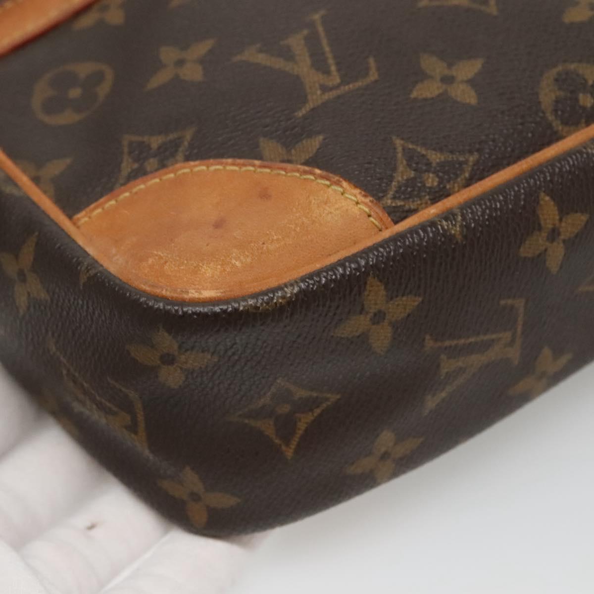 LOUIS VUITTON Monogram Compiegne 28 Clutch Bag M51845 LV Auth ki5790