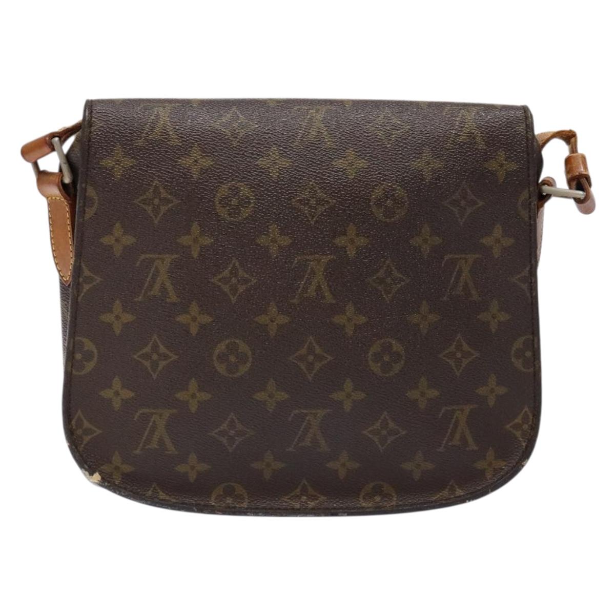 LOUIS VUITTON Monogram Saint Cloud GM Shoulder Bag Vintage M51242 LV Auth ki5800