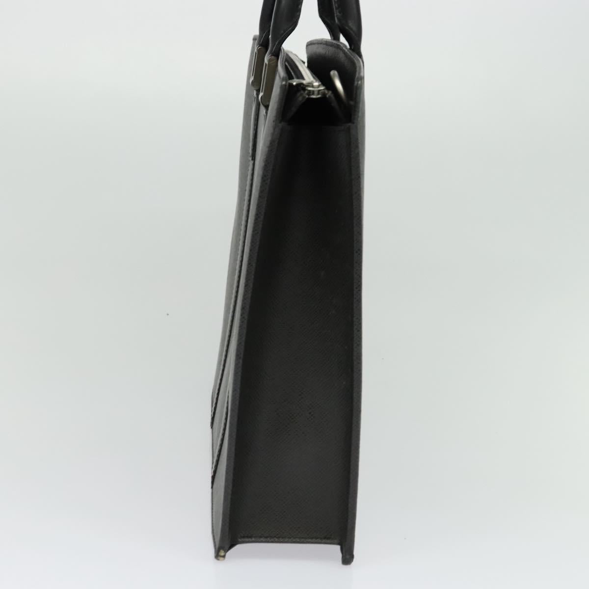 LOUIS VUITTON Taiga Porte Documents Rozan Bag Ardoise M30052 LV Auth ki5801