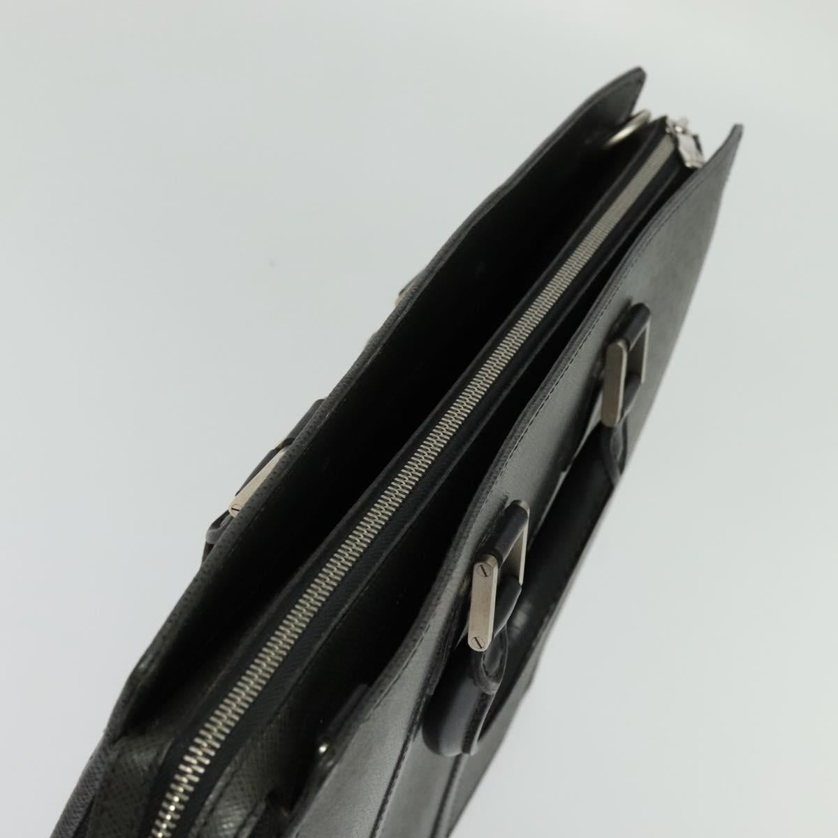 LOUIS VUITTON Taiga Porte Documents Rozan Bag Ardoise M30052 LV Auth ki5801