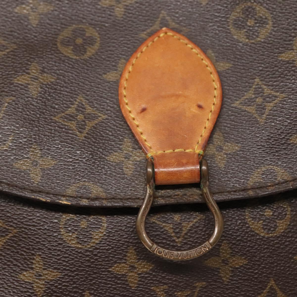 LOUIS VUITTON Monogram Saint Cloud GM Shoulder Bag M51242 LV Auth ki5810