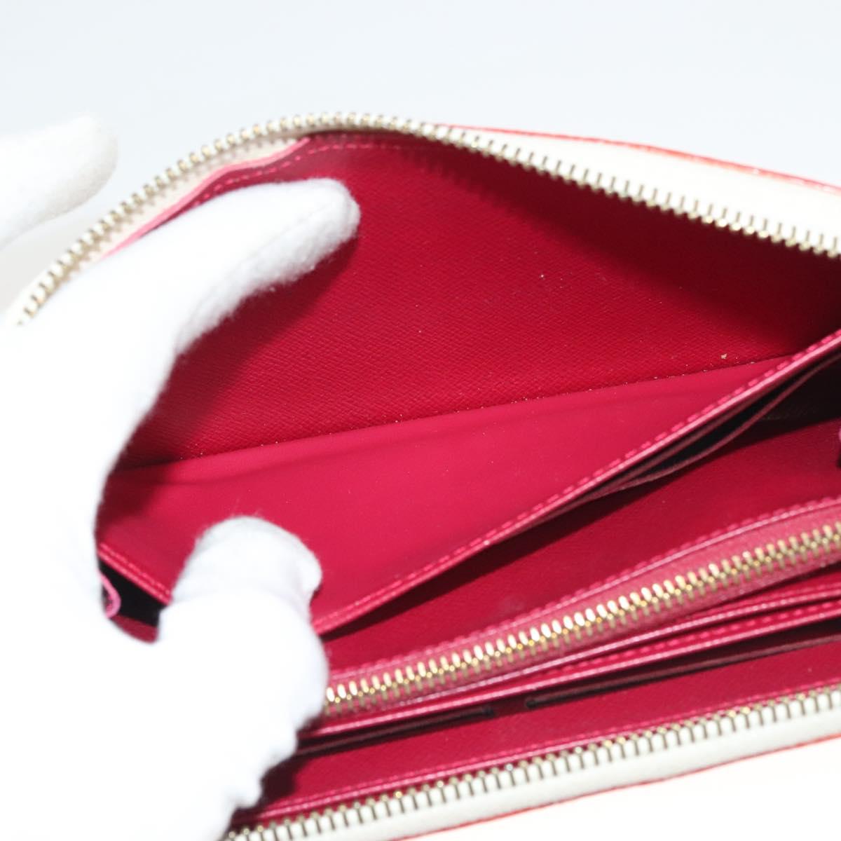 LOUIS VUITTON Monogram Multicolor Zippy Wallet White M60241 LV Auth ki5819