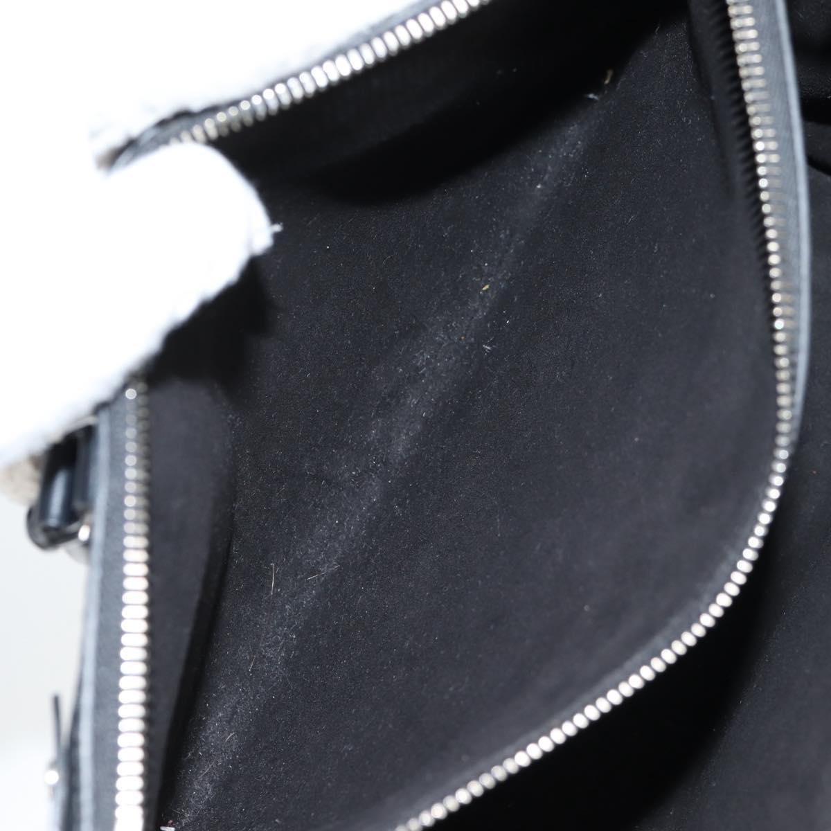 LOUIS VUITTON Epi Grunel Tote PM Tote Bag Black M57680 LV Auth ki5827M