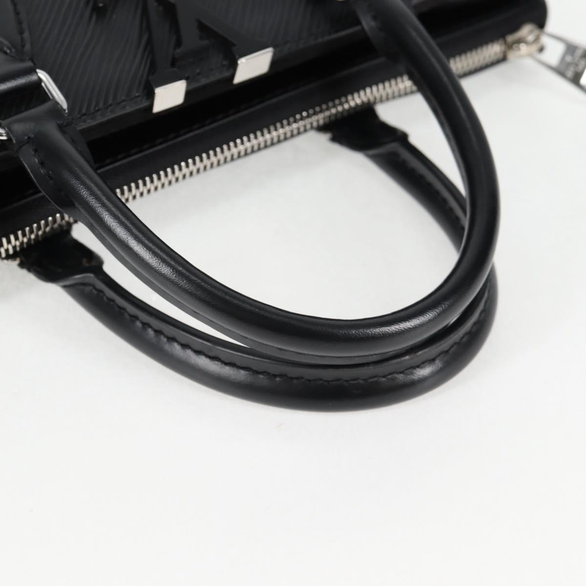 LOUIS VUITTON Epi Grunel Tote PM Tote Bag Black M57680 LV Auth ki5827M