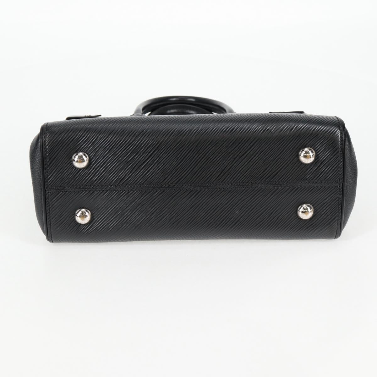 LOUIS VUITTON Epi Grunel Tote PM Tote Bag Black M57680 LV Auth ki5827M