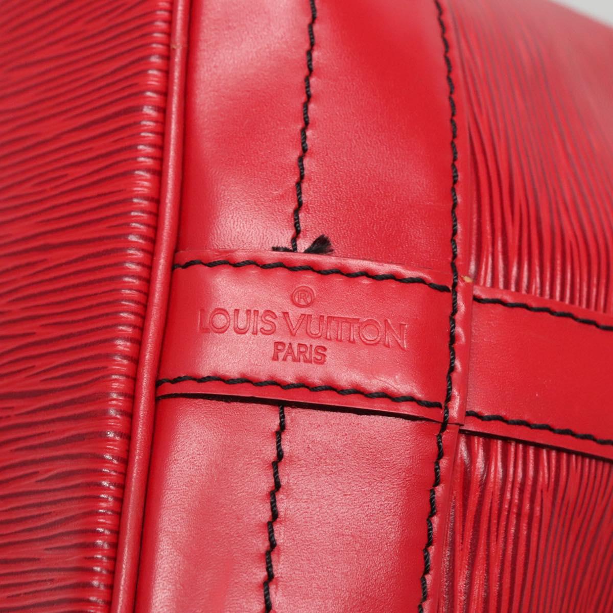 LOUIS VUITTON Epi Noe Shoulder Bag Red M44007 LV Auth ki5853