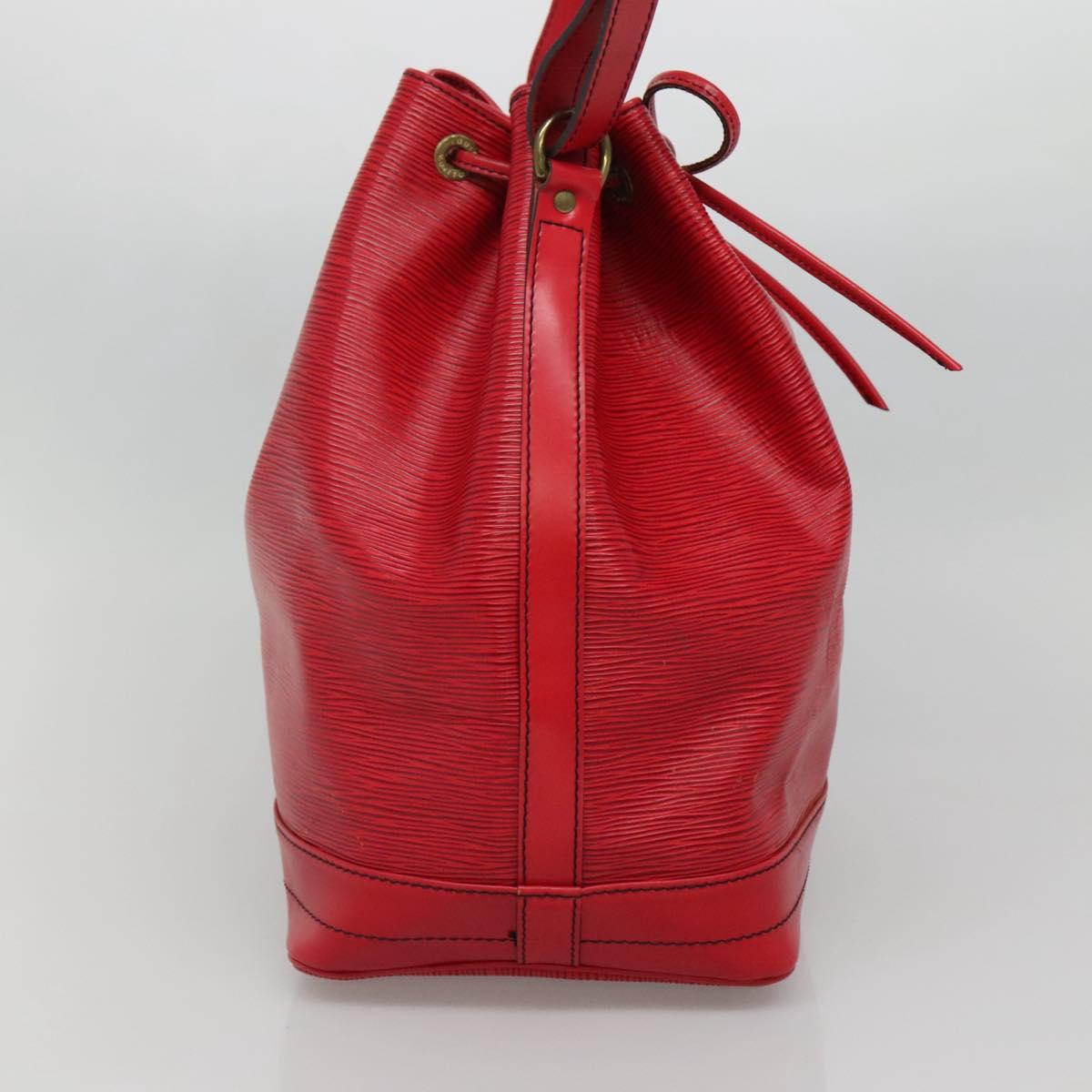 LOUIS VUITTON Epi Noe Shoulder Bag Red M44007 LV Auth ki5853