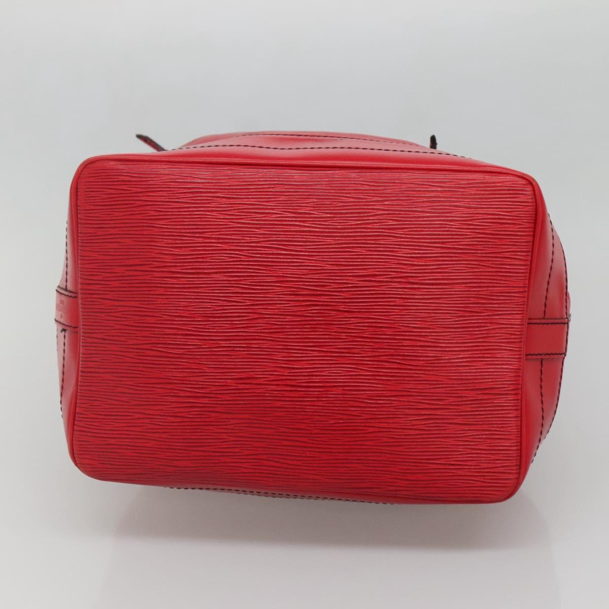 LOUIS VUITTON Epi Noe Shoulder Bag Red M44007 LV Auth ki5853