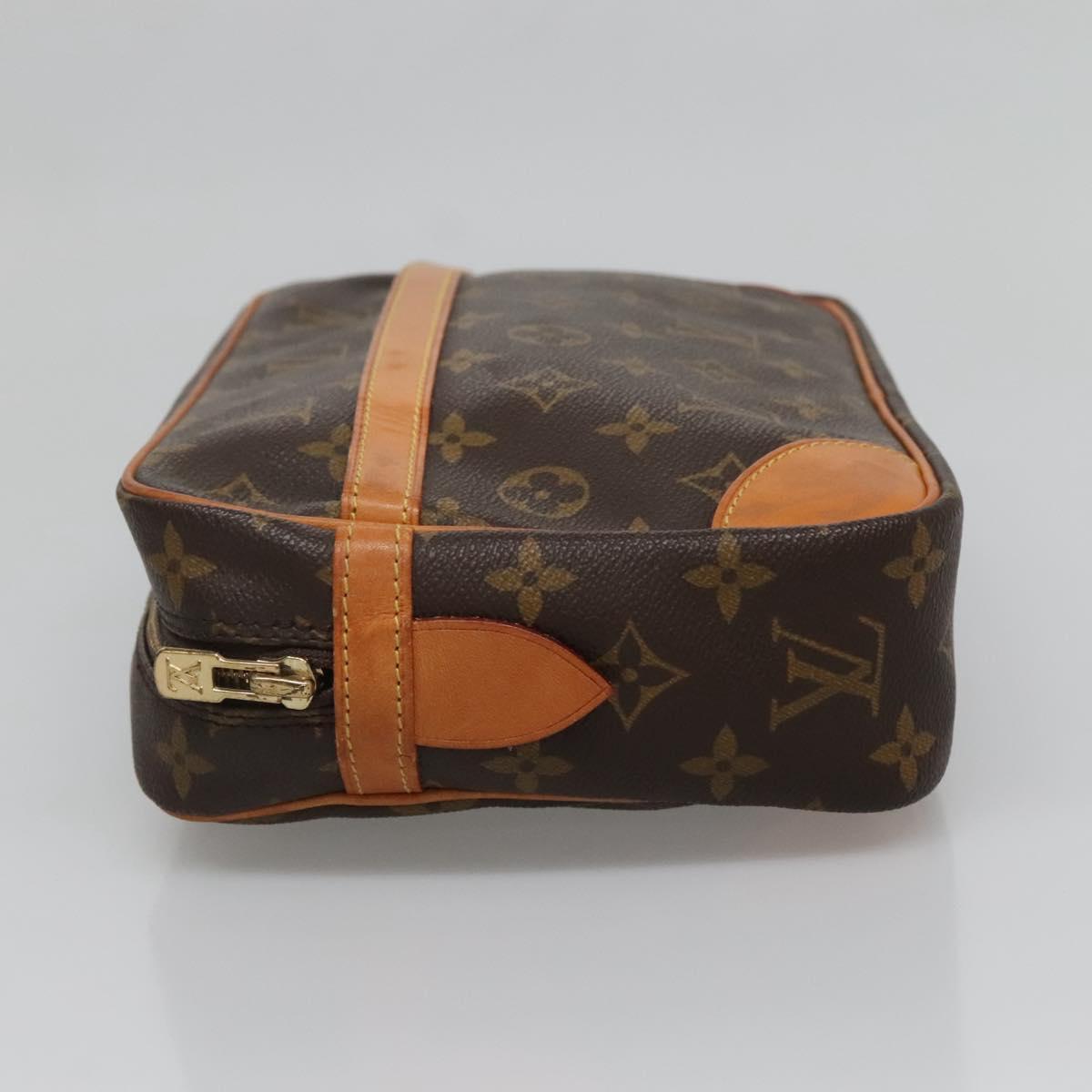 LOUIS VUITTON Monogram Compiegne 28 Clutch Bag M51845 LV Auth ki5867