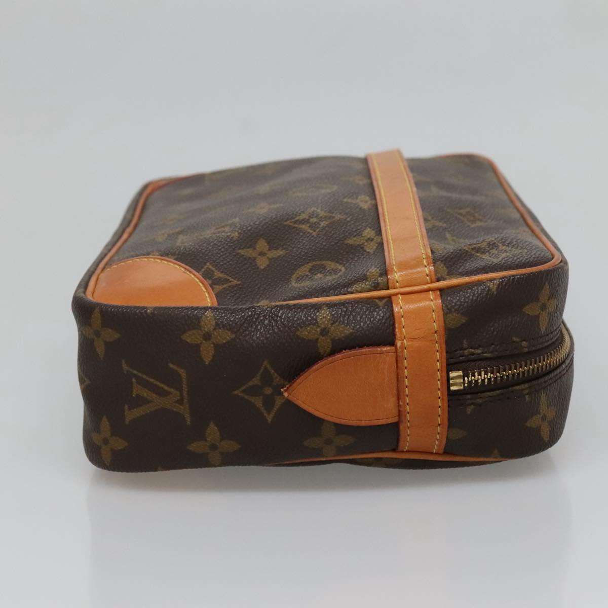 LOUIS VUITTON Monogram Compiegne 28 Clutch Bag M51845 LV Auth ki5867
