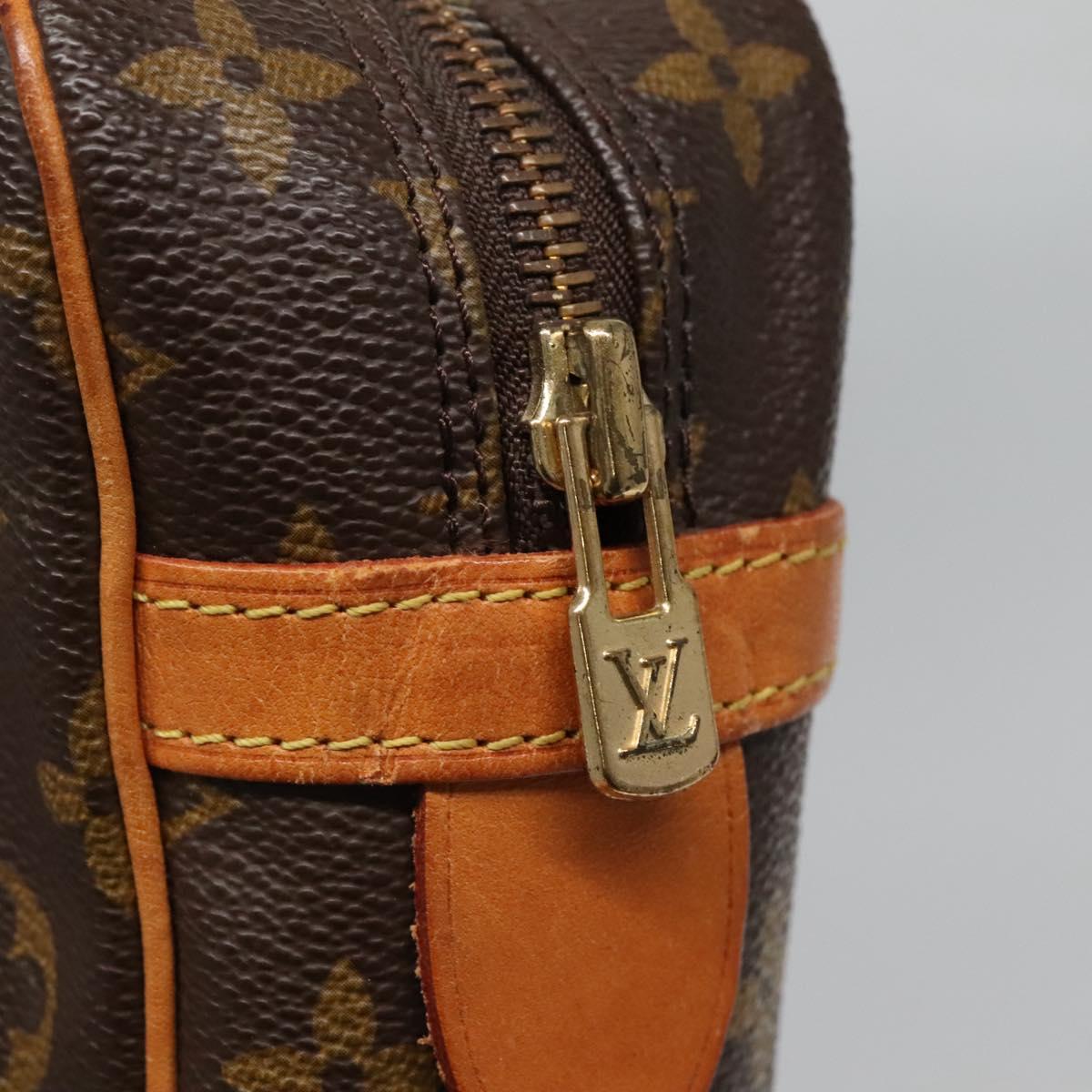 LOUIS VUITTON Monogram Compiegne 28 Clutch Bag M51845 LV Auth ki5867