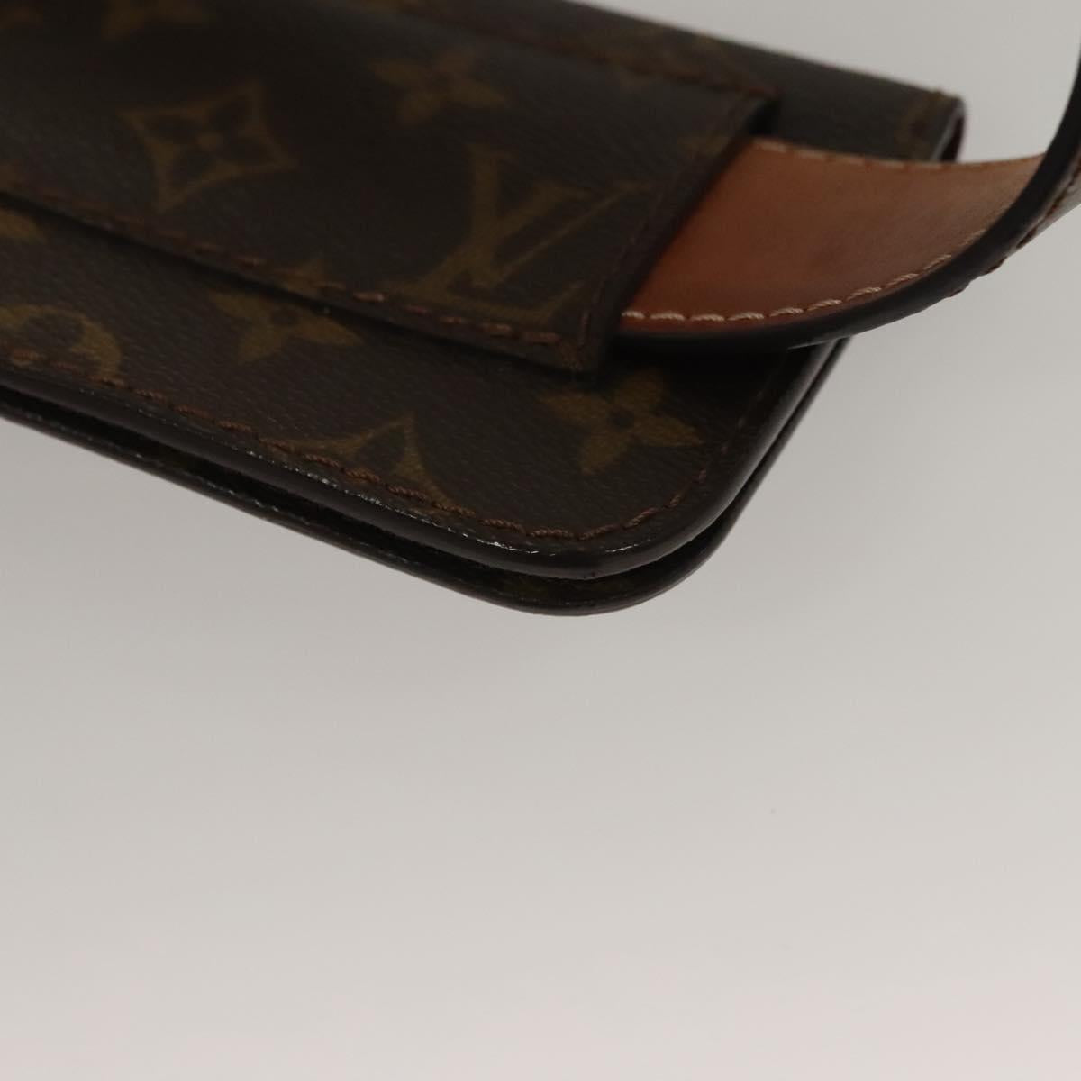 LOUIS VUITTON Monogram Ceinture Pochette Solo Waist bag M6948W LV Auth ki5888