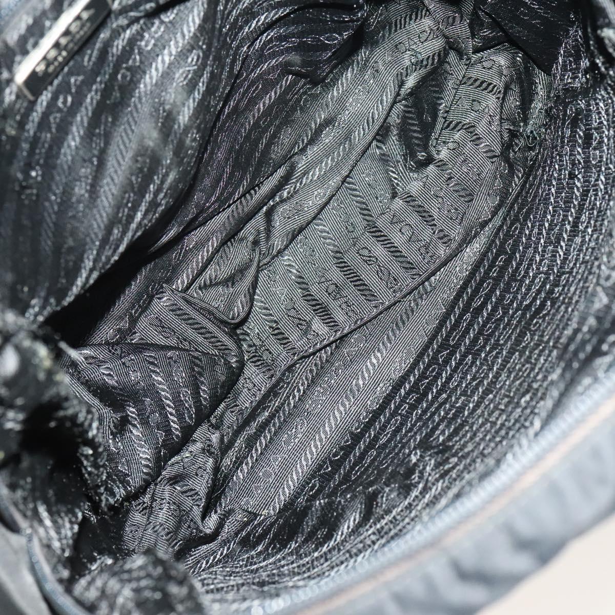 PRADA Tote Bag Nylon 4Set White Khaki black Auth ki5890