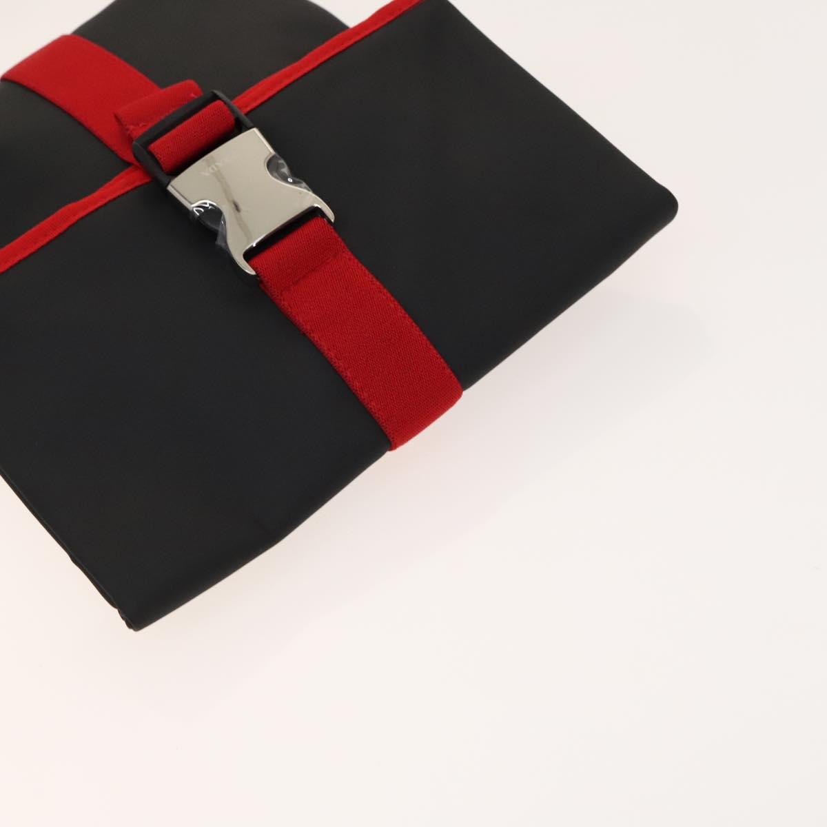 PRADA Tote Bag Nylon 4Set White Khaki black Auth ki5890