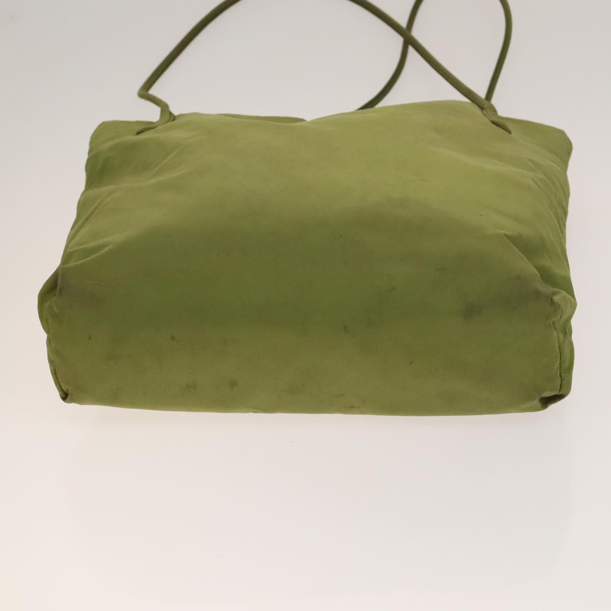 PRADA Tote Bag Nylon 4Set White Khaki black Auth ki5890