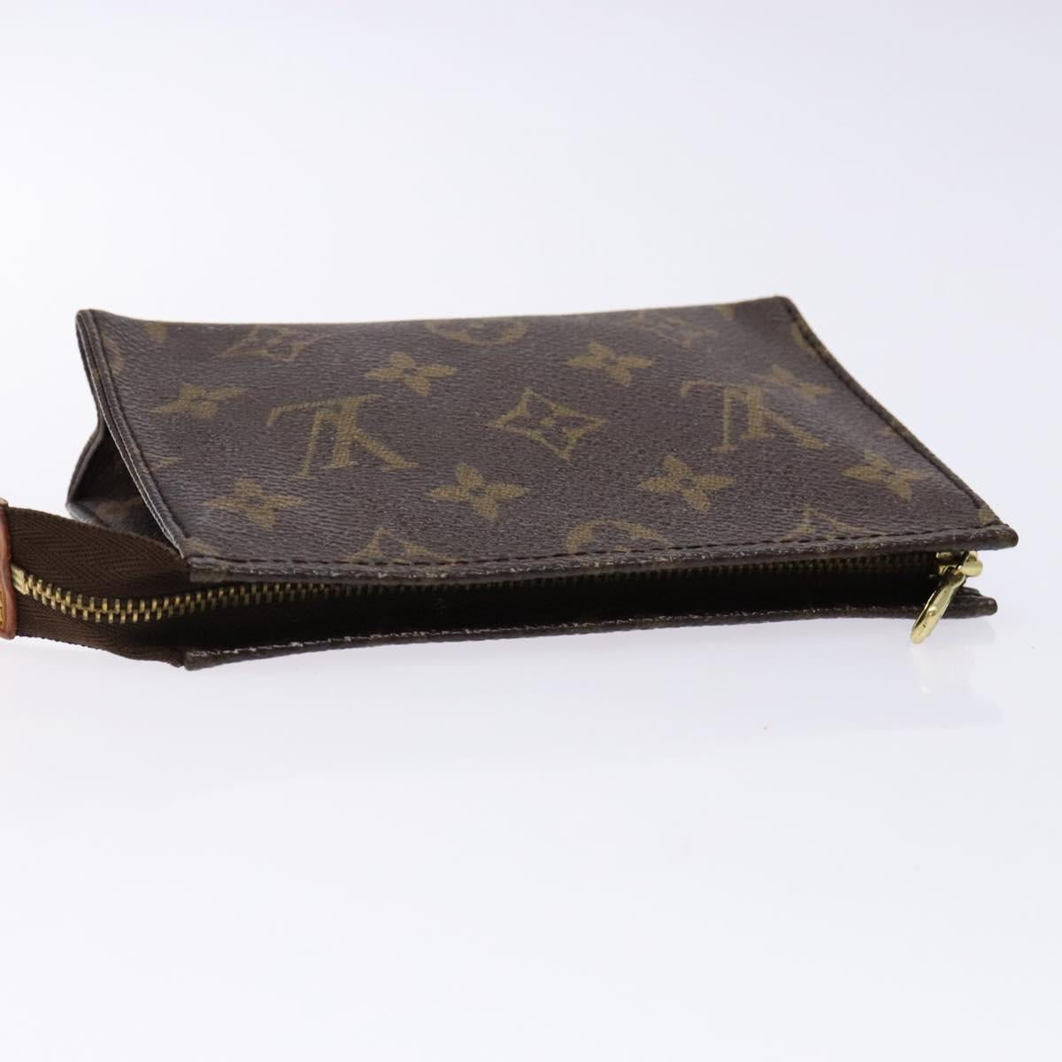 LOUIS VUITTON Monogram Poche Toilette 15 Pouch M47546 LV Auth ki5892