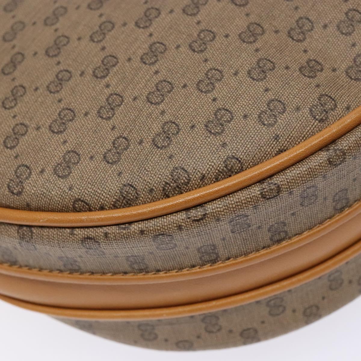 GUCCI Micro GG Supreme Shoulder Bag PVC Beige Gold 007 115 5575 Auth ki5921