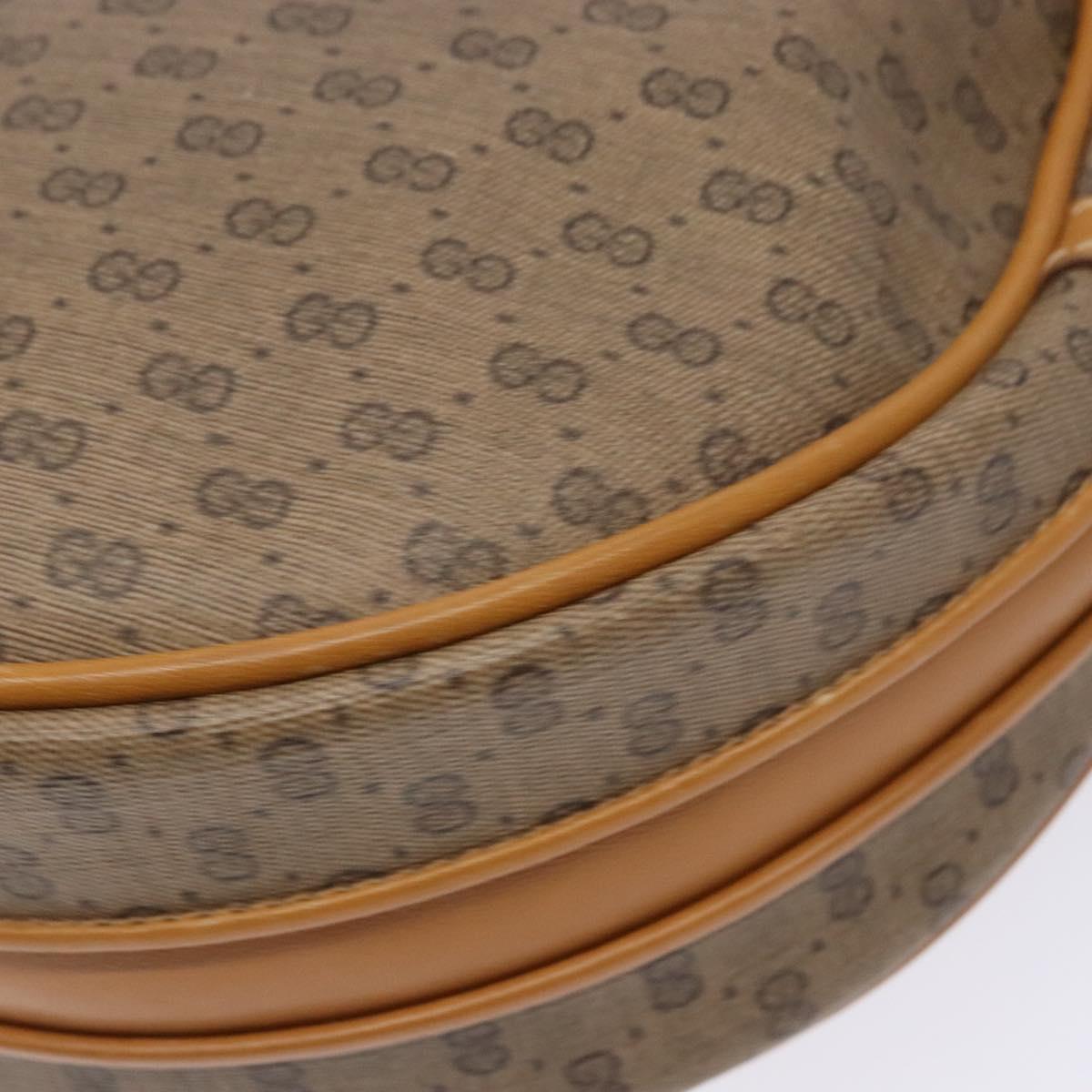 GUCCI Micro GG Supreme Shoulder Bag PVC Beige Gold 007 115 5575 Auth ki5921