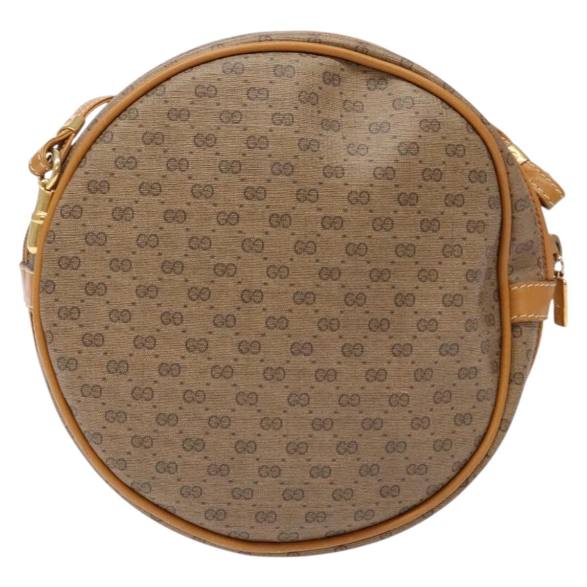 GUCCI Micro GG Supreme Shoulder Bag PVC Beige Gold 007 115 5575 Auth ki5921