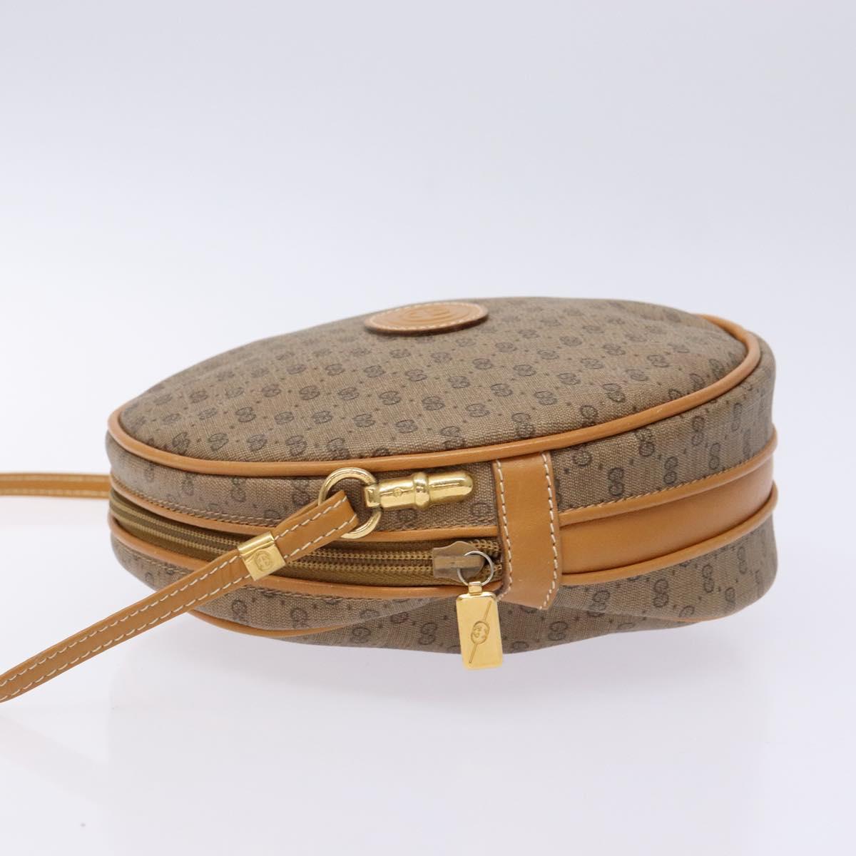 GUCCI Micro GG Supreme Shoulder Bag PVC Beige Gold 007 115 5575 Auth ki5921