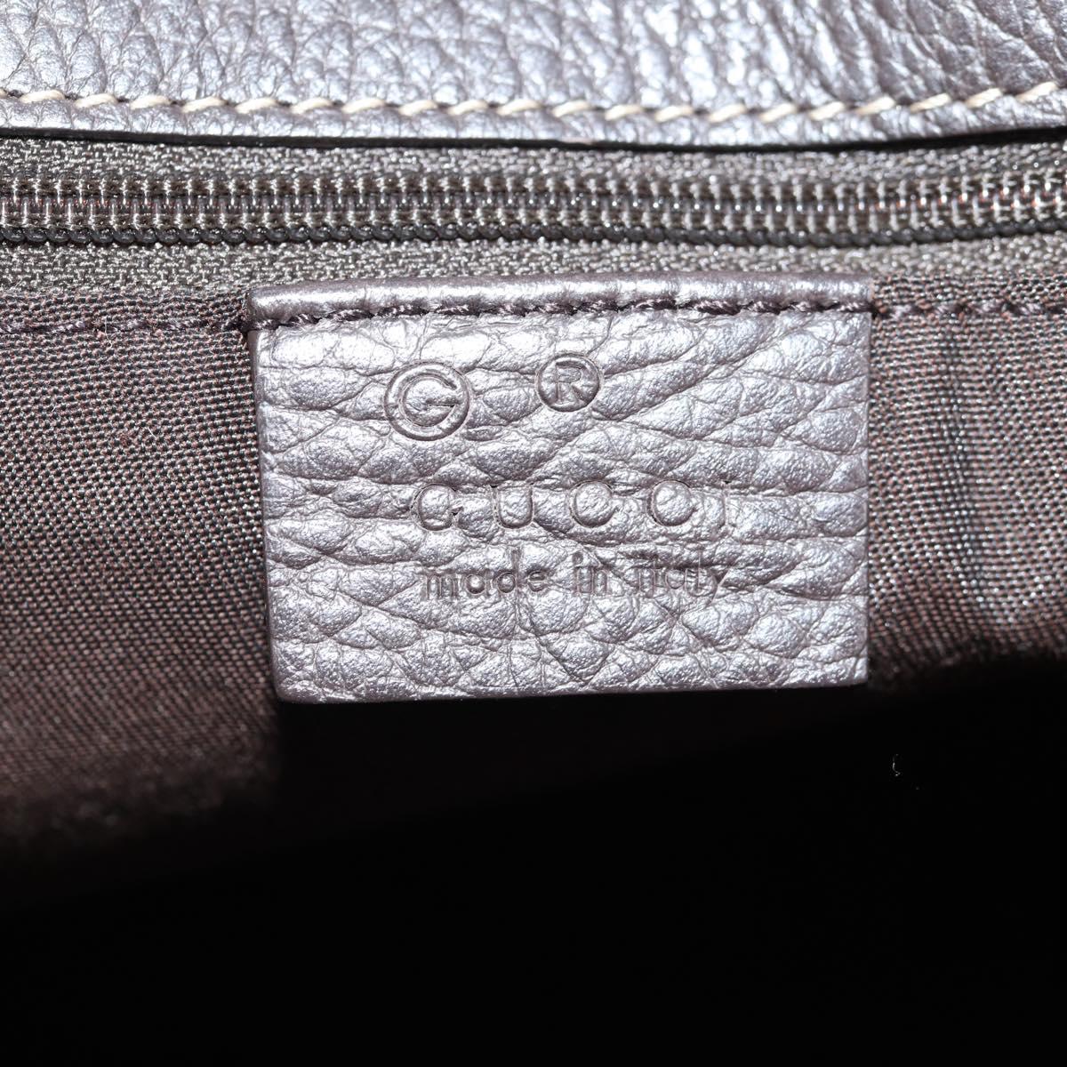 GUCCI GG Crystal Tote Bag Coated Canvas Beige 152274 Auth ki5933A
