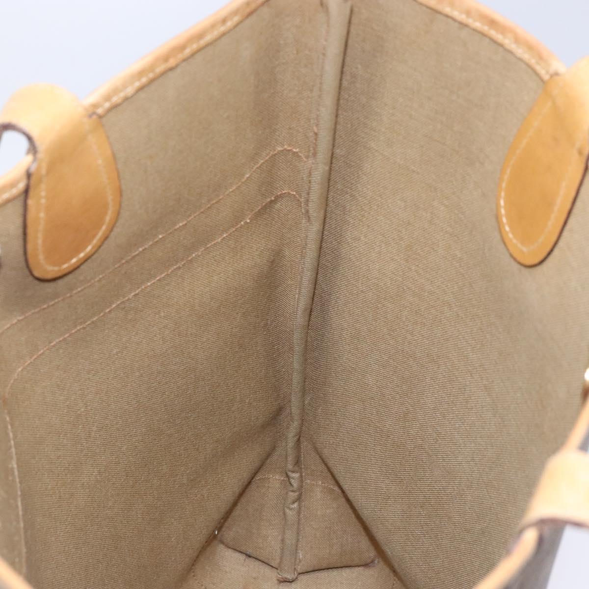 GUCCI Micro GG Supreme Web Sherry Line Bag PVC Beige 002 904 0131 Auth ki5940