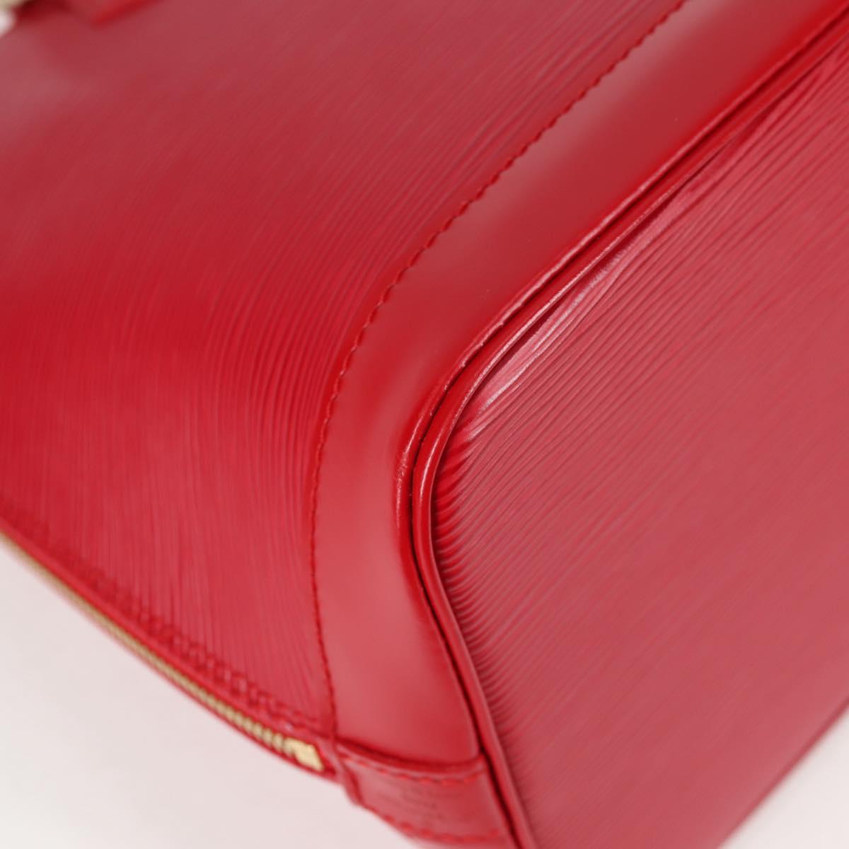 LOUIS VUITTON Epi Alma Hand Bag Castilian Red M52147 LV Auth ki5953V