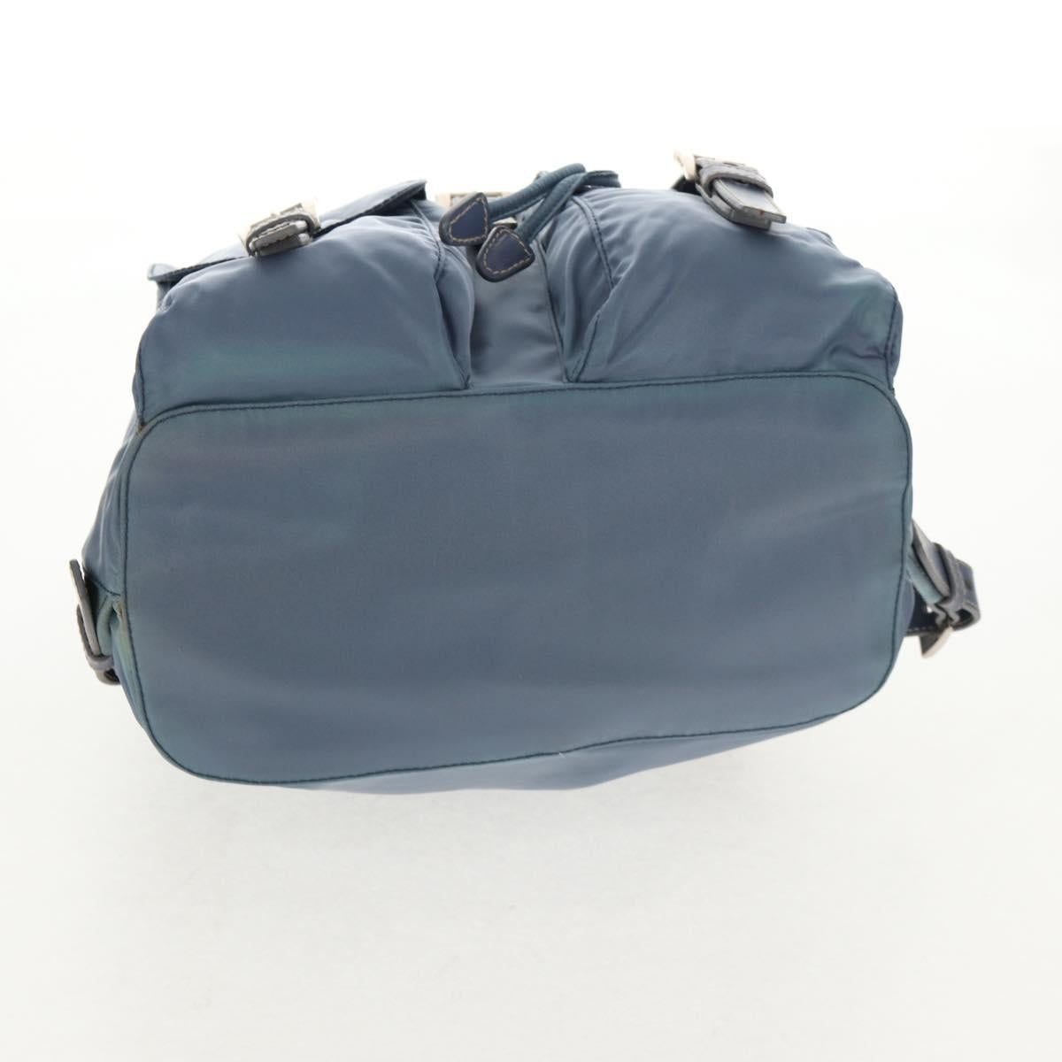 PRADA Backpack Nylon Light Blue Auth ki6000