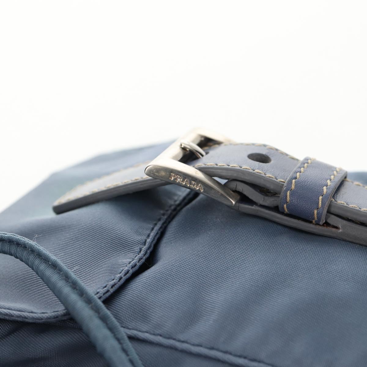 PRADA Backpack Nylon Light Blue Auth ki6000