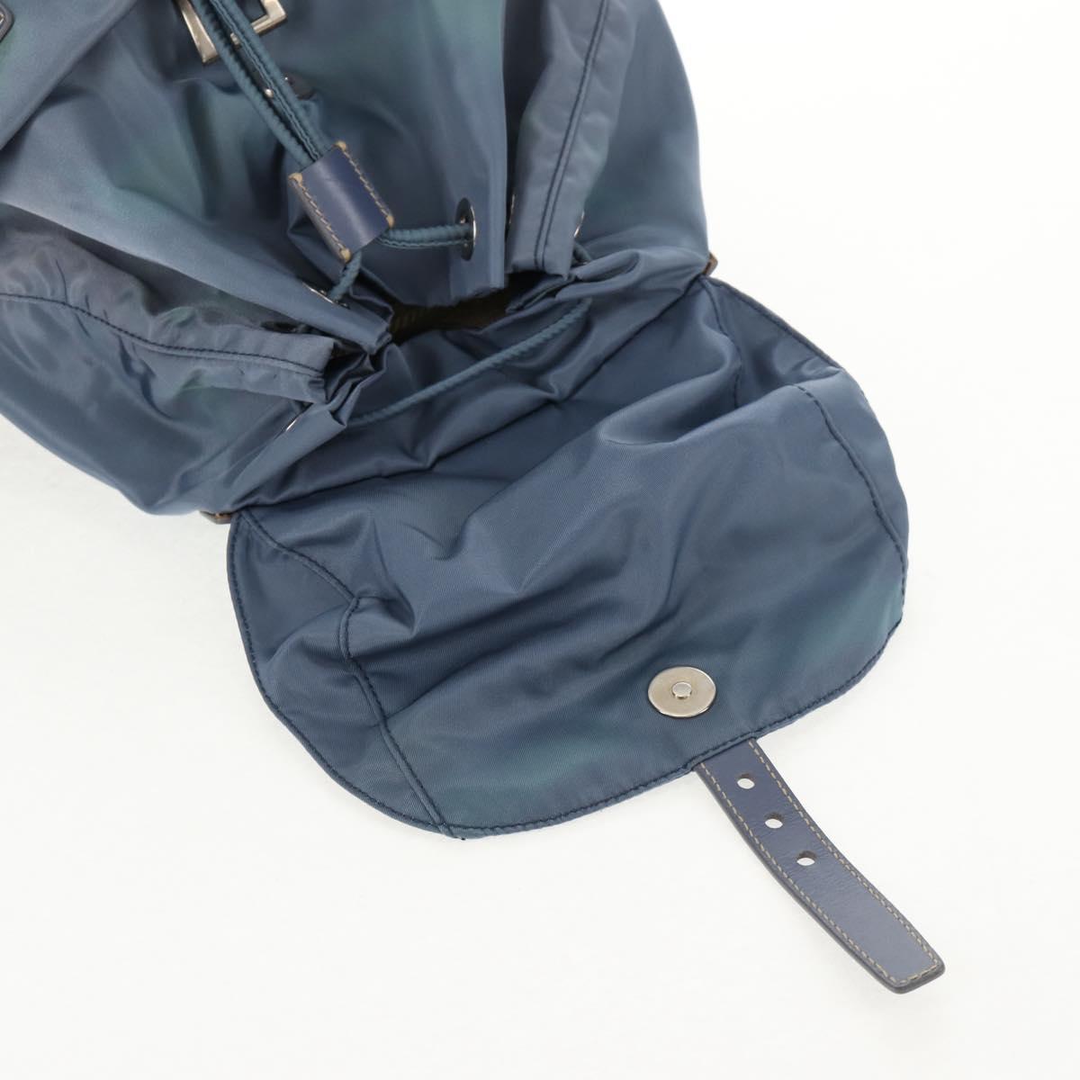 PRADA Backpack Nylon Light Blue Auth ki6000