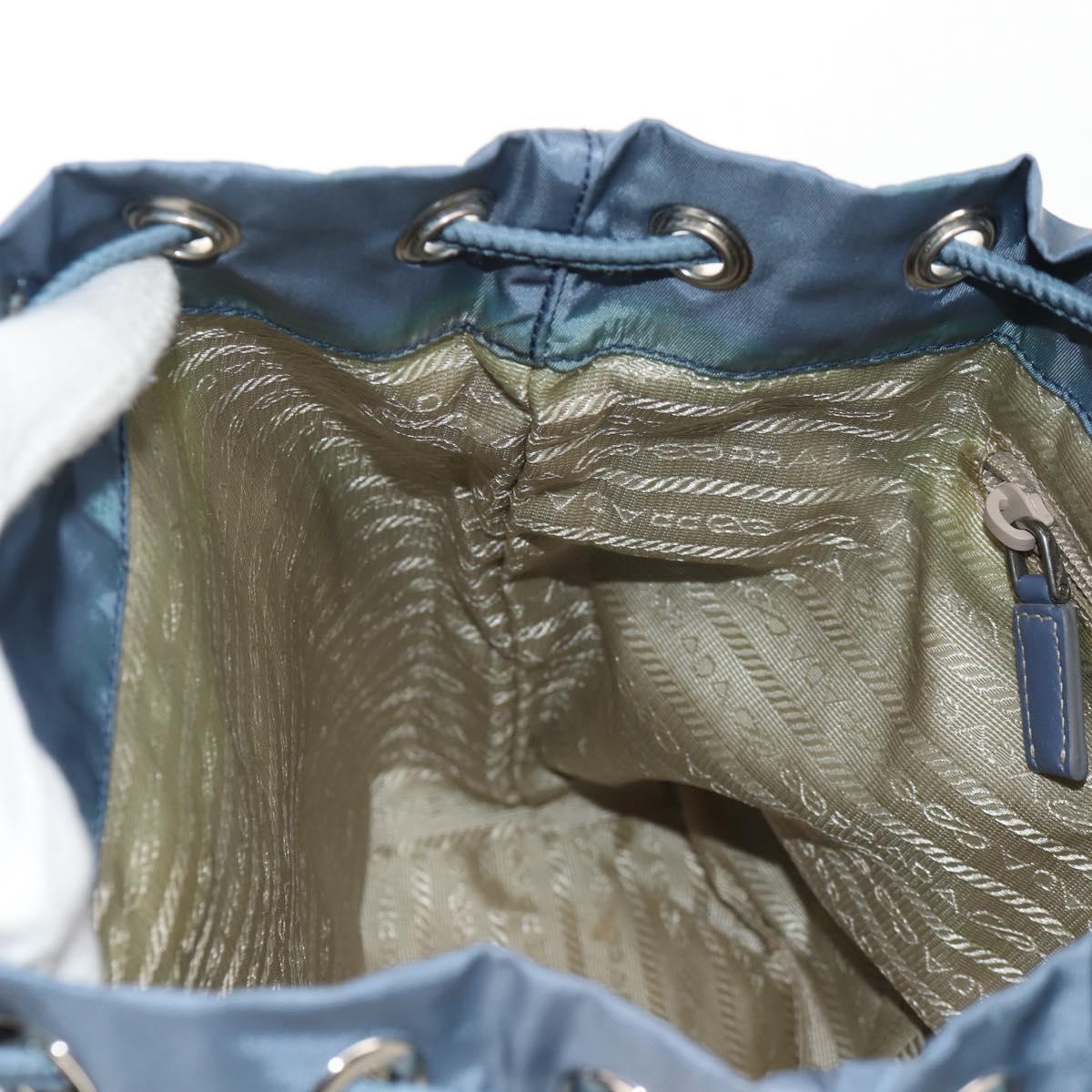 PRADA Backpack Nylon Light Blue Auth ki6000